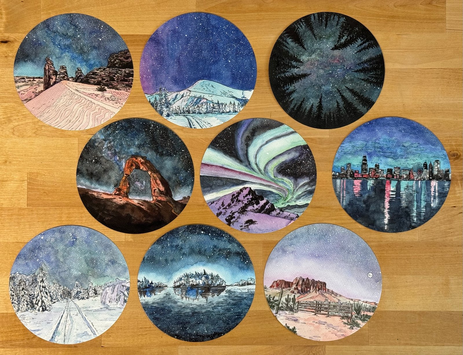 Night Sky Postcard Set
