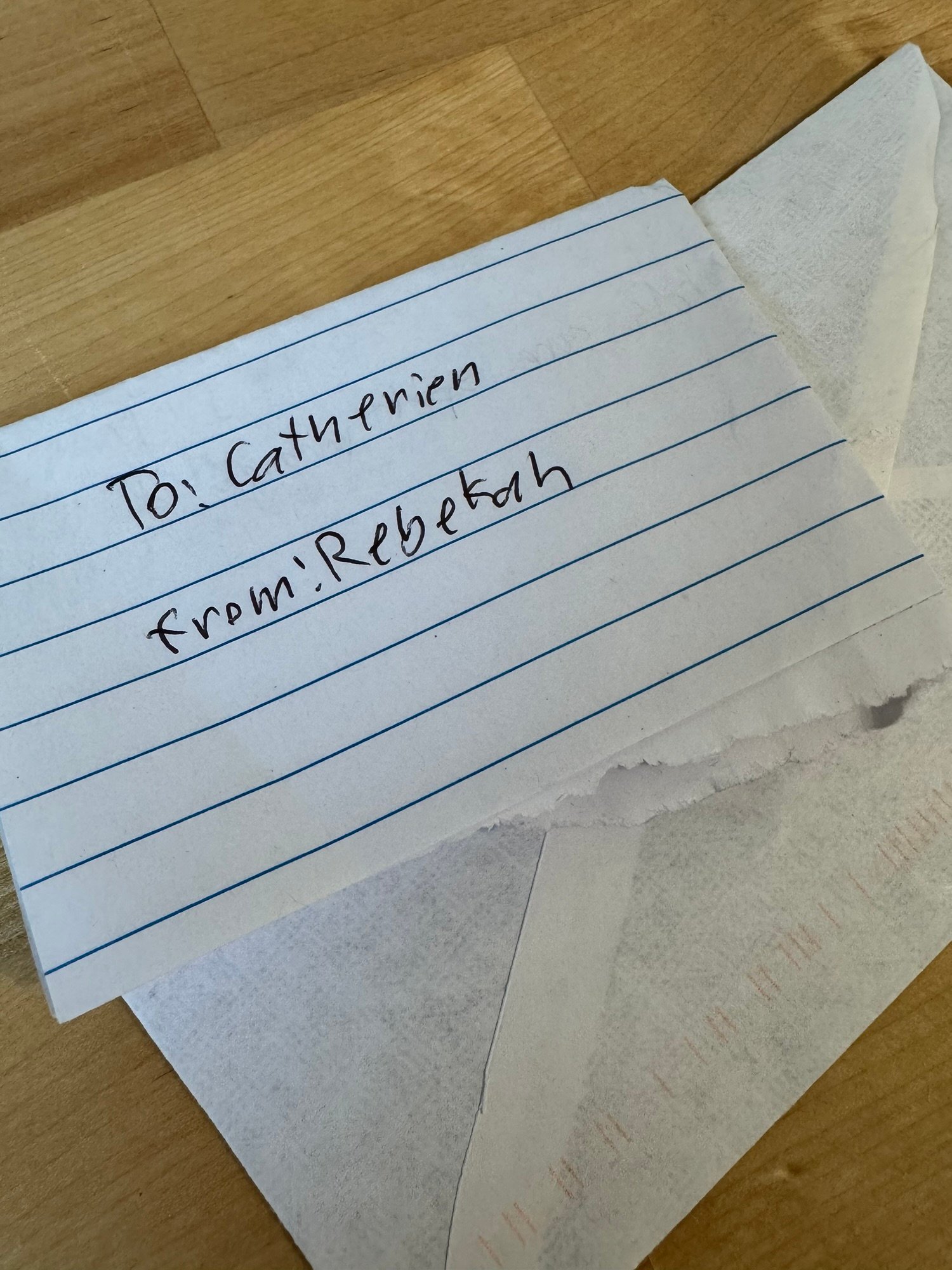 It Was A Surprise Letter